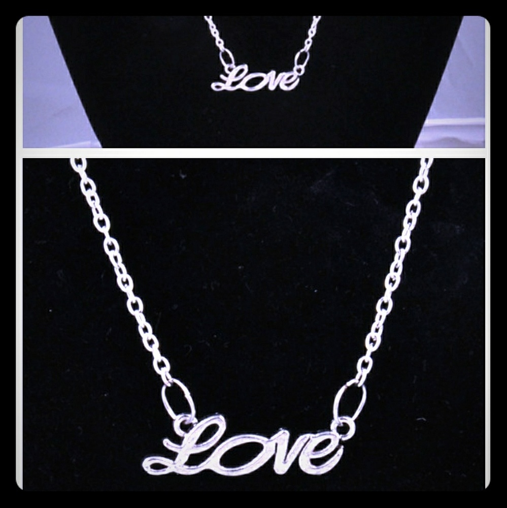 Silver Love Necklace